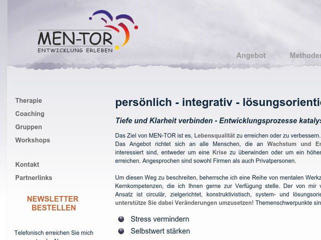 Homepage Mona Kegel - www.men-tor.de